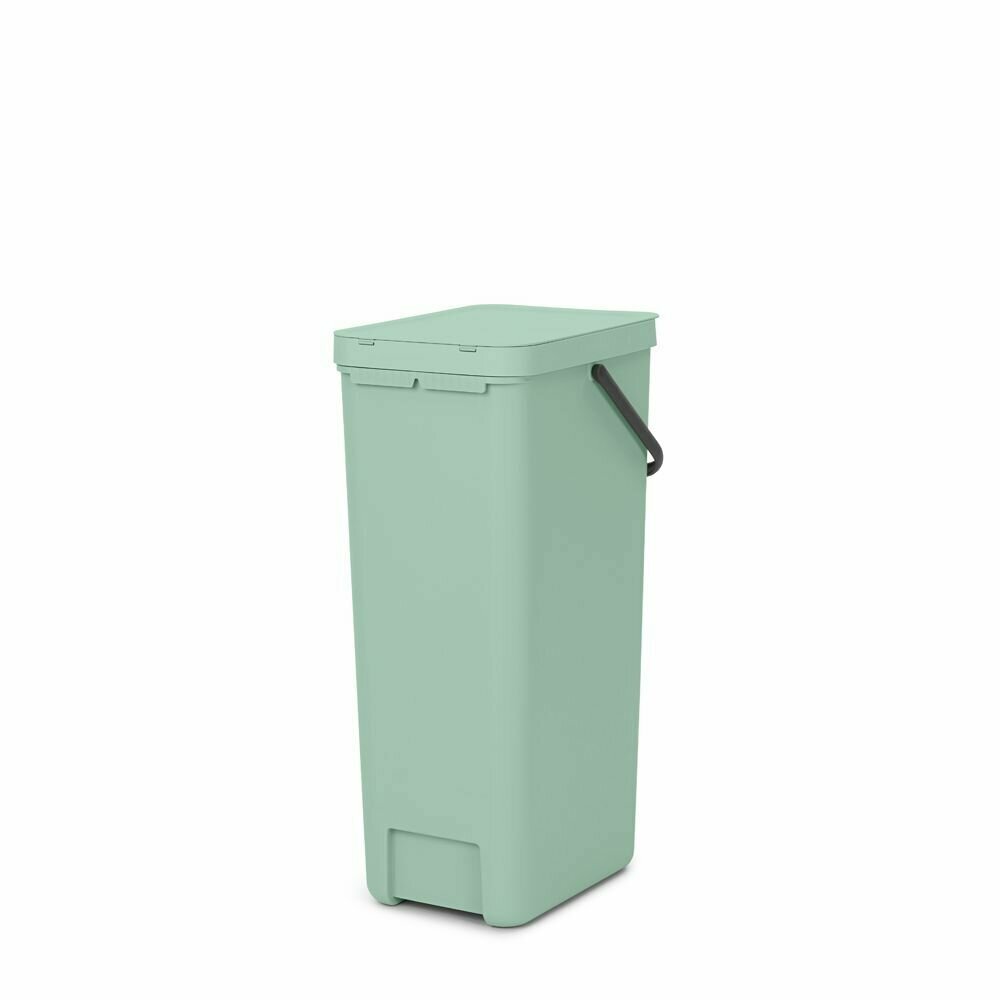 Ведро для мусора 40 л Brabantia Sort & Go мятно-голубой - фото №3