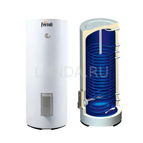 Водонагреватель косвенного нагрева ECOUNIT F 300-1C 300л Ferroli GRZ631KA 16738600₽