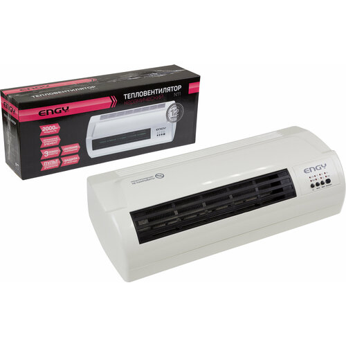 Обогреватель настенный керамический 2000ВТ 3 РЕЖ вент об 10002000ВТ пульт LCD ДИС таймер МАЛ ENGY 597700₽