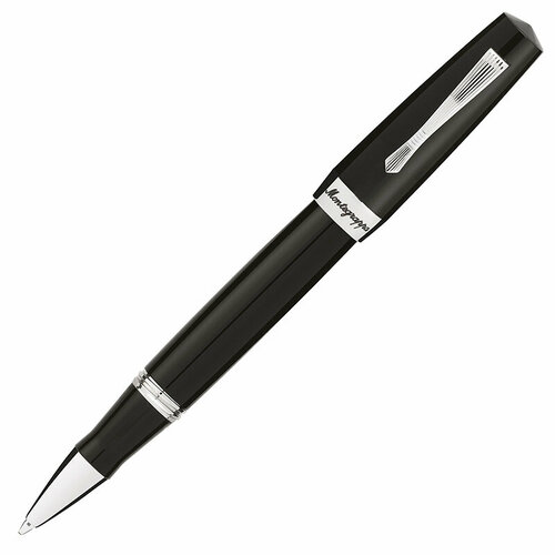 перьевая ручка montegrappa elmo 02 black f артикул elmo02 c fp f Ручка-роллер Montegrappa ELMO 02 Black. Артикул ELMO02-C-RB