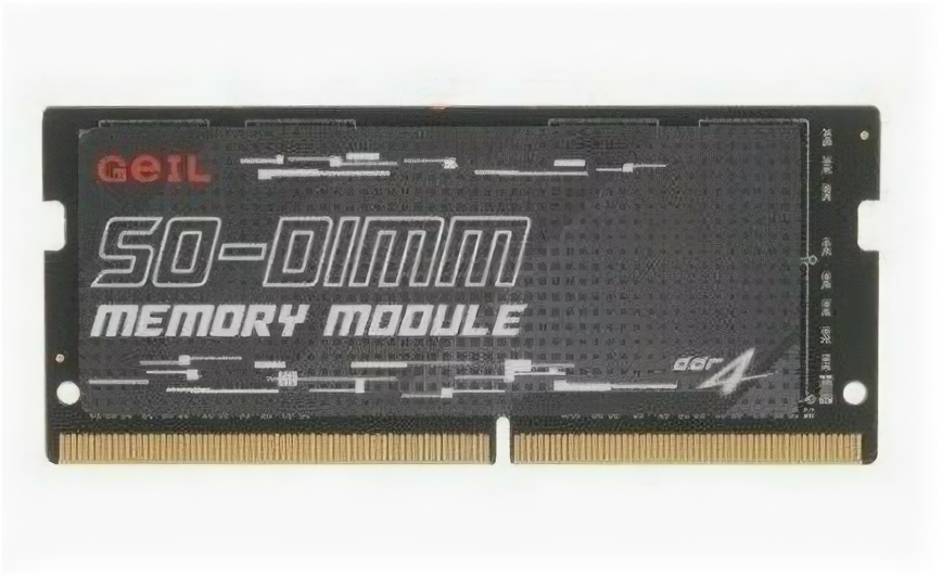 Оперативная память Geil SODIMM DDR4 16Gb 3200MHz pc-25600 CL22 (GS416Gb3200C22SC)