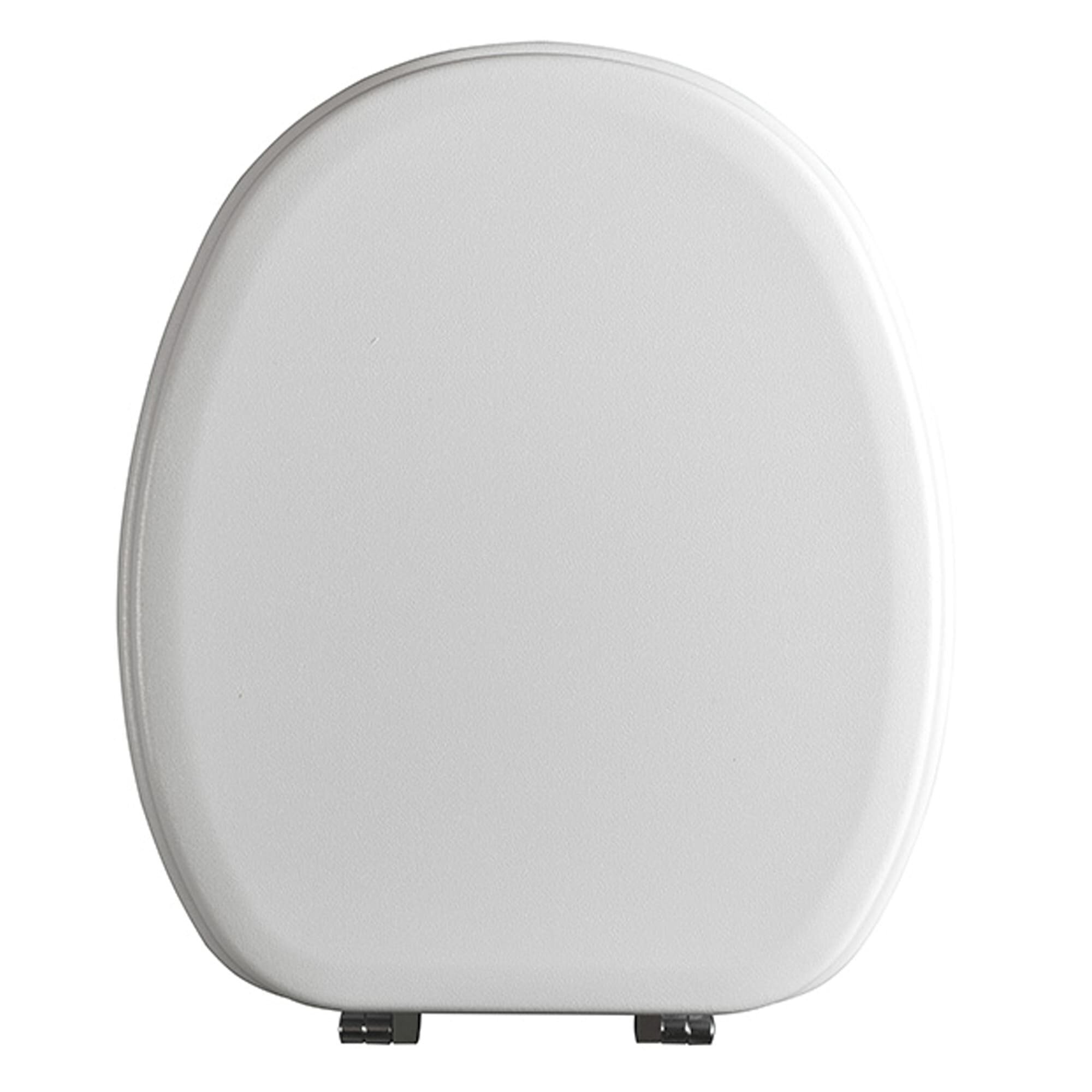 фото Крышка-сиденье КД-01М для унитаза (МДФ/пленка ПВХ/микролифт) белый глянец, ORIO