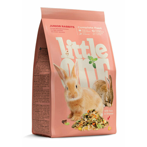 Little One Корм для молодых кроликов, пакет 900 г * 4шт