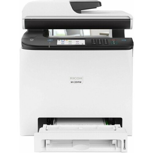 МФУ Ricoh M C251FW (408545) тип цифрового принтера и планшетный принтер тип пластины светодиодный уф принтер для стеклянной кружки