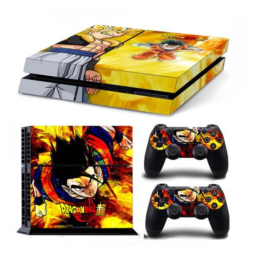 Высококачественная красочная виниловая наклейка Dragon Ball на консоль Playstation 4 и на 2 контроллера игра dragon ball xenoverse 2 standart edition для playstation 4