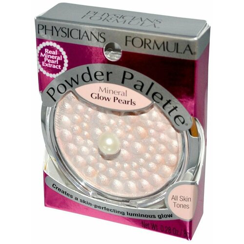 минеральная пудра хайлайтер powder palette mineral glow pearls powder 8г прозрачный Пудра хайлайтер минеральная, Physicians Formula, Powder Palette Mineral Glow Pearls Powder, тон прозрачный, 8 г