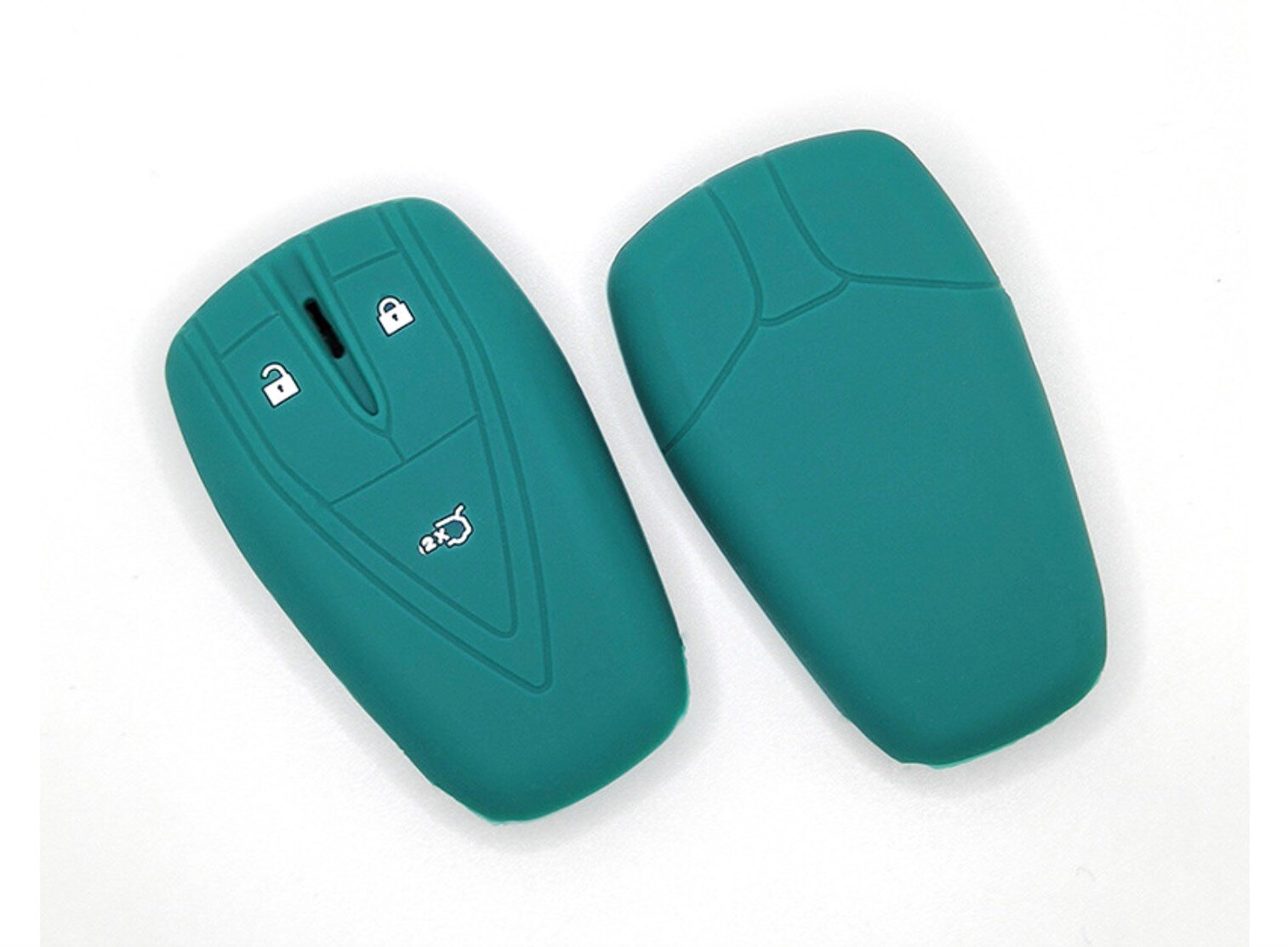 Защитный силиконовый чехол-футляр MyPads M-230384 для автомобильного смарт ключа марки Changan UNI-K, CS35PLUS, CS55, CS75FL Чанган на 3 кнопки