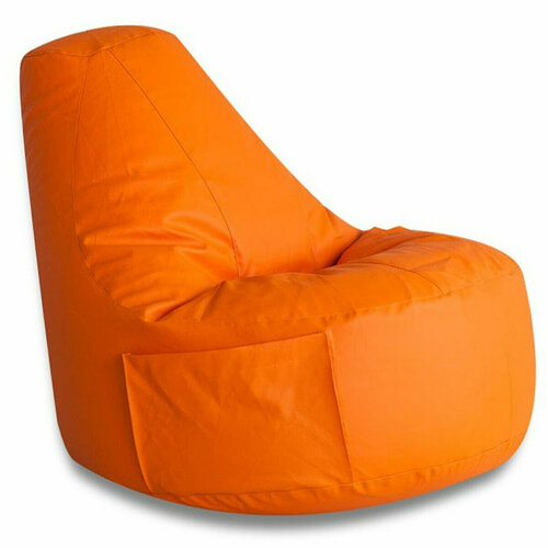 Кресло-мешок DreamBag Конфетти Orange (экокожа)