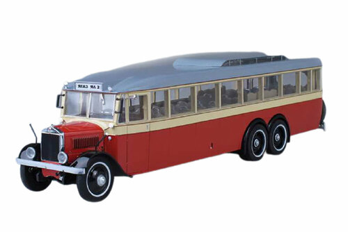 Yaa 2 giant 1932 red (ussr russian bus) | ЯА-2 гигант 1932 красный