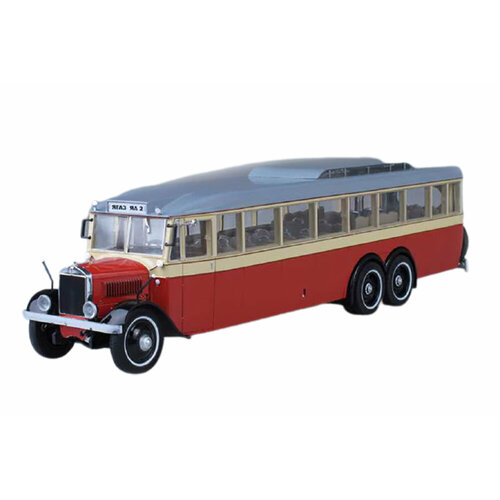 Yaa 2 giant 1932 red (ussr russian bus) | ЯА-2 гигант 1932 красный