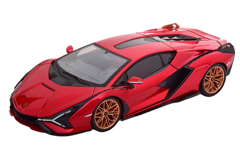 Lamborghini sian FKP37 2020 red metallic