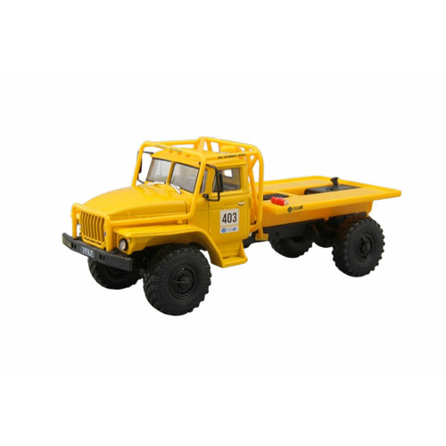 Uralsky truck URAL-43206 rally (ussr russia) yellow | УРАЛ-43206 грузовики СССР спецвыпуск #5 model kit ural 375c ussr russia урал 375с