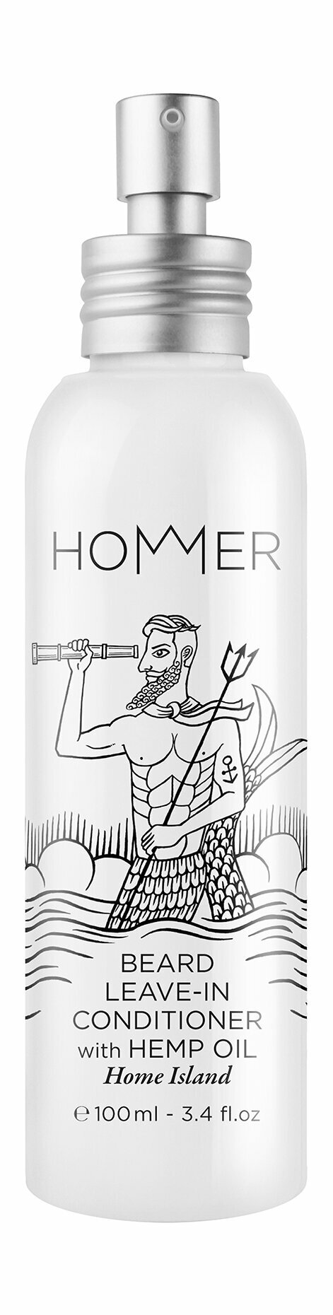 HOMMER Home Island Beard Leave-In Conditioner Кондиционер для бороды несмываемый муж, 100 мл