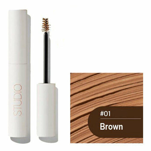 Тушь для бровей The Saem Studio Slim Brow Mascara 01 Brown