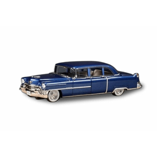 Cadillac fleetwood 75 limousine 1955 blue metallic