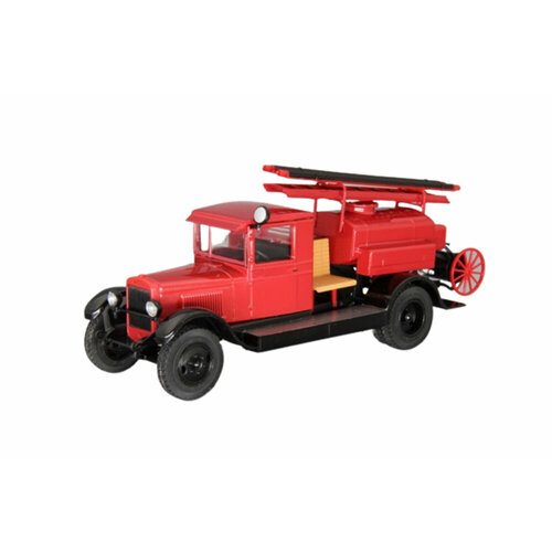 ZIS-5 PMZ-2 fire truck (ussr russia) red | ЗИC-5 ПМЗ-2 грузовики СССР спецвыпуск #6