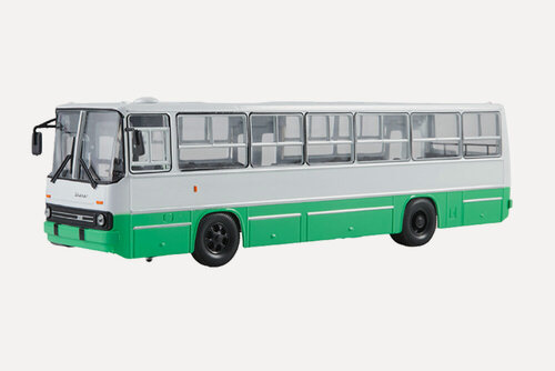 Изображение товара Модель коллекционная MODIMIO Ikarus / икарус 260.06 бело-зеленый (наши автобусы #25)