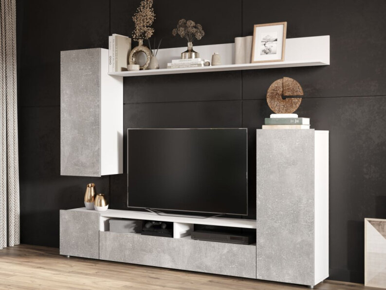 фото Стенка «Нео», Белый/Ателье светлый