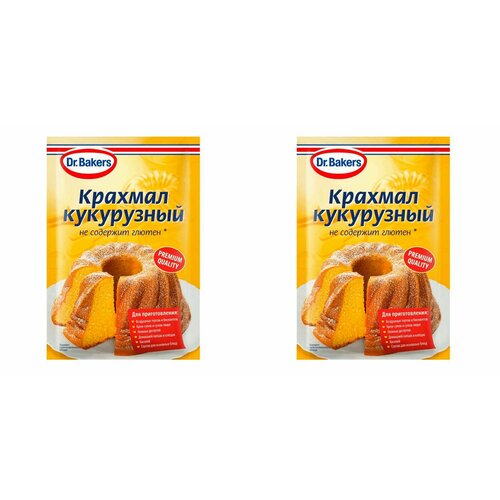 Dr.Bakers Крахмал кукурузный, 100 г, 2 уп