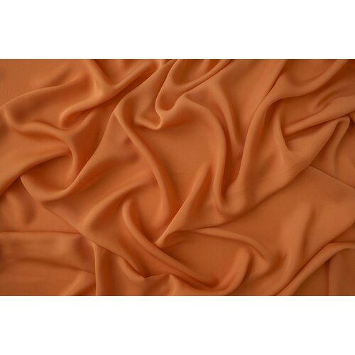 Ткань шармуз оранжевый ткань черный шармуз с терракотовым рисунком