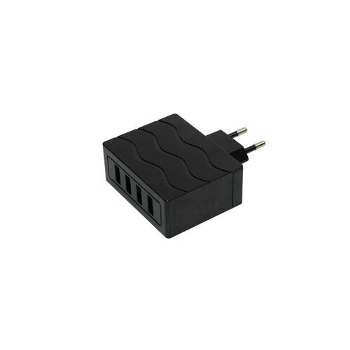 Зарядное устройство вход 220В/выход 4USB(G) 5В 5А черный
