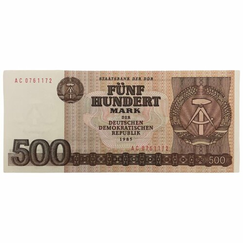 ГДР 500 марок 1985 г. (2)