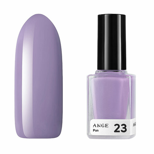 Лак для стемпинга ANGE, №023 Пан Pan для маникюра, педикюра, декора и дизайна ногтей, сиреневый 10 мл.