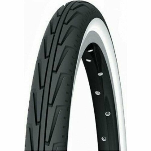 фото Michelin покрышка city.j 44-406 (20x1.75) gw white/black,3x22tpi белый\чёрный 325125 hq-0003634