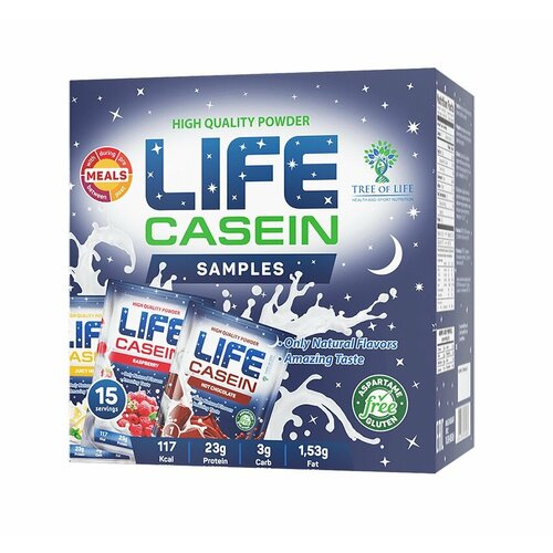 LIFE Casein Samples Mix Box 15 serv 450 gr, ассорти