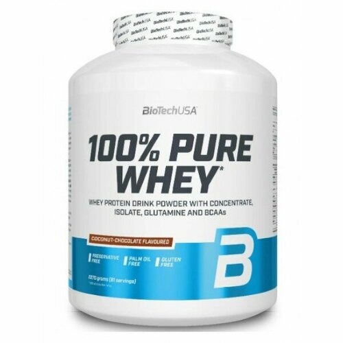 100 Pure WHEY Biotech 2270 gr, 81 порции(й), шоколад кокос