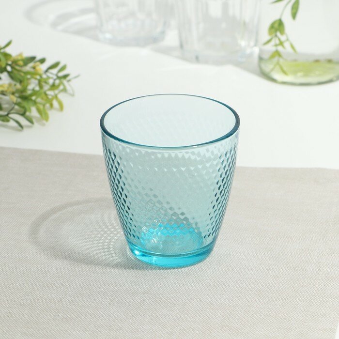 фото Luminarc Стакан низкий «Концепто Идиль», стеклянный, 250 мл, цвет бирюзовый