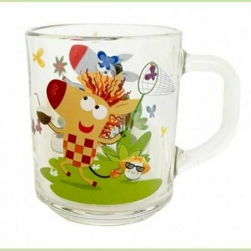 МФК Кружка Зебра в клеточку для чая 240 мл