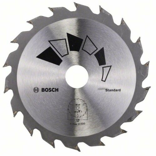 Пильный диск Bosch STANDARD 130х20/16 мм 18 зубьев, 2.609.256.802