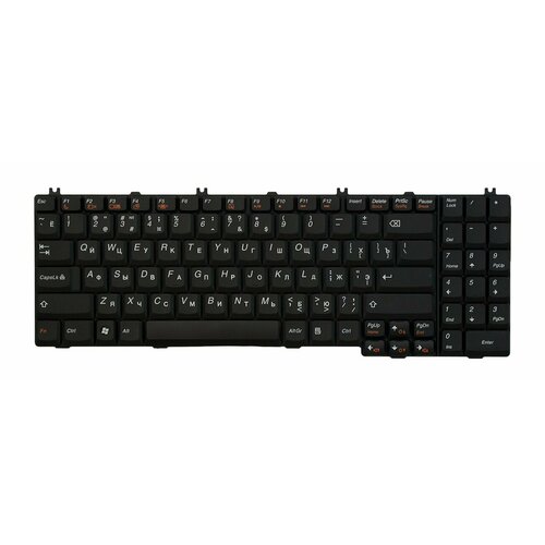 Клавиатура для ноутбука LENOVO 25-011020 клавиатура для ноутбука lenovo ideapad b550 b560 g550 g550a g550m series плоский enter чёрная без рамки pn 25 008405