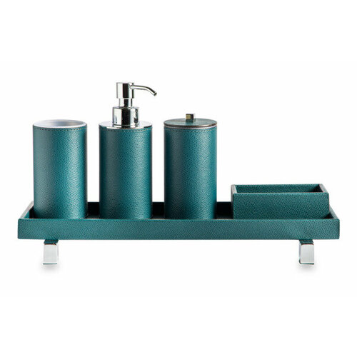Набор аксессуаров для ванной комнаты Pinetti Посейдон 5 предметов, синий