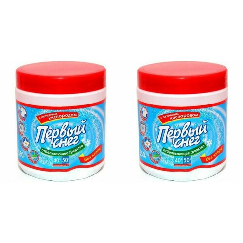 Первый снег Отбеливатель Без хлора, 550 г, 2 шт