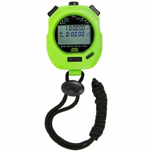 Секундомер Madwave STOPWATCH SW 500 memory (500, Зеленый)
