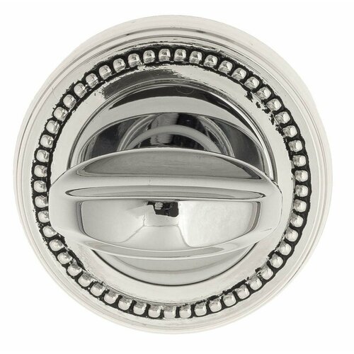 Завертка дверная сантехническая Venezia WC-2 D3 натуральное серебро