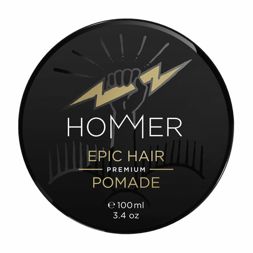 HOMMER Epic Hair Pomade Помада для укладки волос муж, 100 мл помада для стайлинга волос icon allow pomade 60 мл