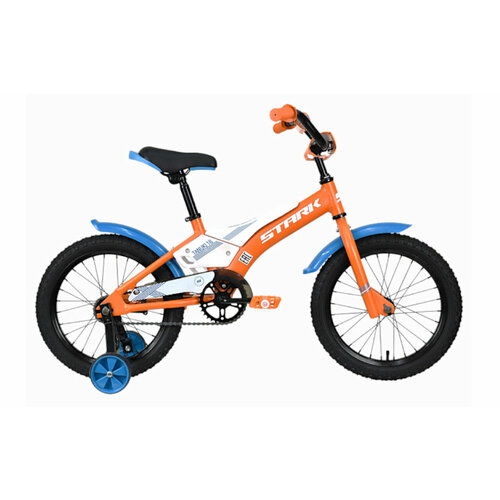 Велосипед STARK Tanuki 16 Boy - 23г 9 оранжевый-синий-белый 1499000₽
