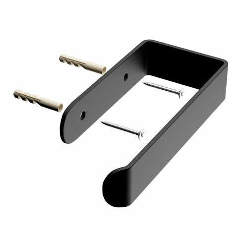 Держатель для туалетной бумаги Граф Держалкин сталь черный (GDD-003-ч)