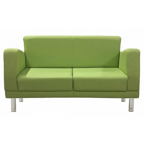 Прямой диван Милан Салатовый Экокожа