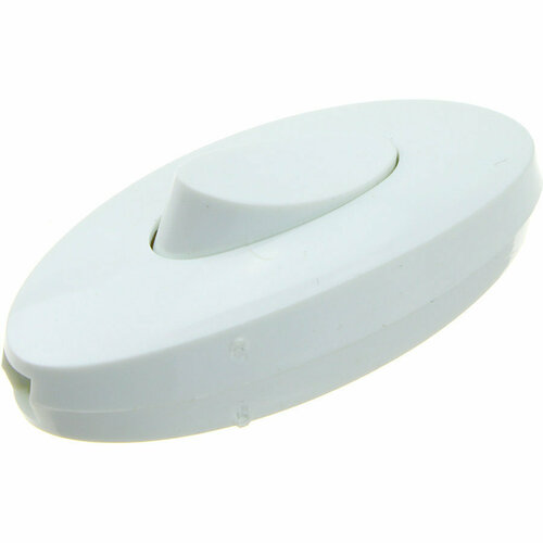 Выключатель сетевой для БРА проходной белый 6А