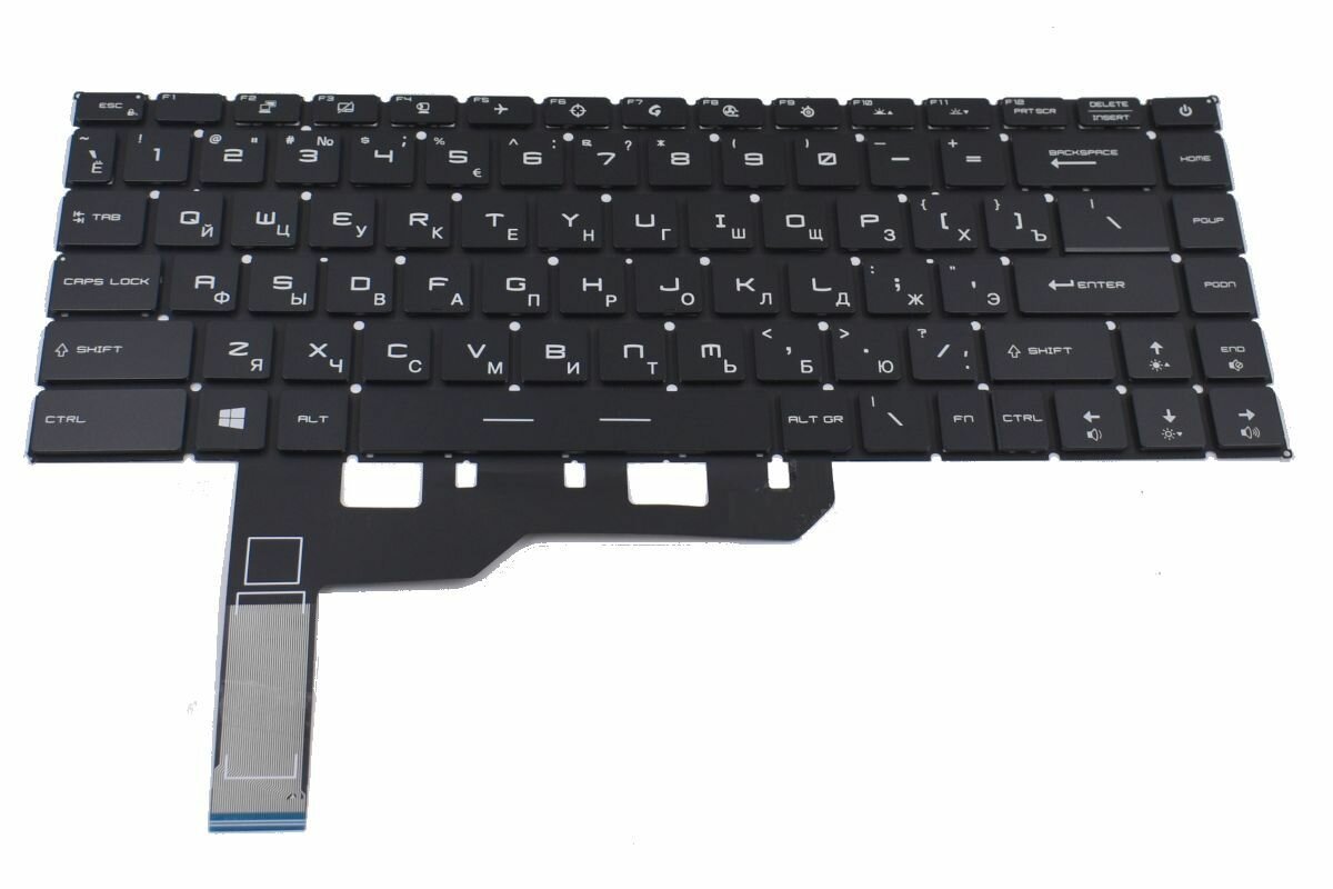 Клавиатура для MSI GP66 Leopard 10UH ноутбука с подсветкой