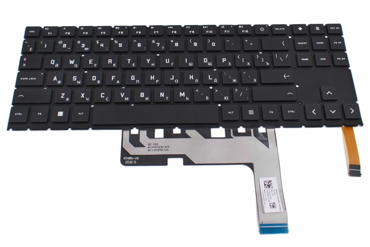 Клавиатура для HP Omen 15-en0049ur ноутбука с RGB подсветкой