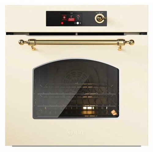 Духовой шкаф ILVE OV60-SNT3AWG античный белыйлатунь 24899000₽