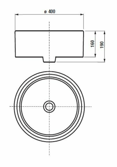 Раковина накладная Roca MILA 400 732700C000 - фотография № 2