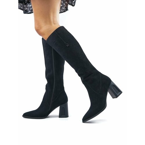 фото Сапоги covani, полнота f, размер 38, черный