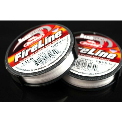 фото Нить fireline 14lb, цвет crystal, толщина 0,009" (0,22мм), длина 50yd, 1024-013, 1 катушка нет бренда