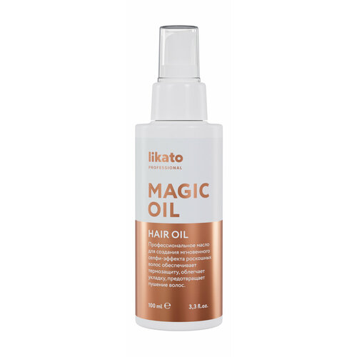 LIKATO PROFESSIONAL Масло для волос Magic Oil, 100 мл масло восстановление для блестящих и шелковистых волос likato professional magic oil for all hair types 100 мл